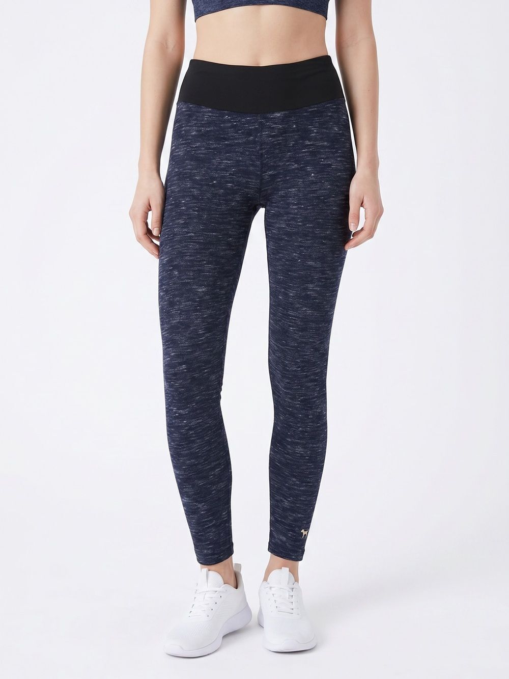 VICTORIA’S SECRET PINK | Navy & Black Leggings L